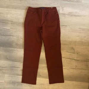 Gloria Vanderbilt Burnt Red Pants